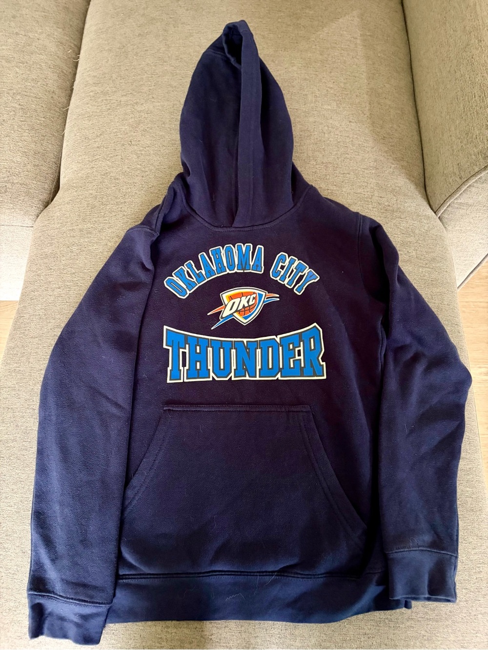 NBA Oklahoma City Thunder Navy Pullover Hoodie